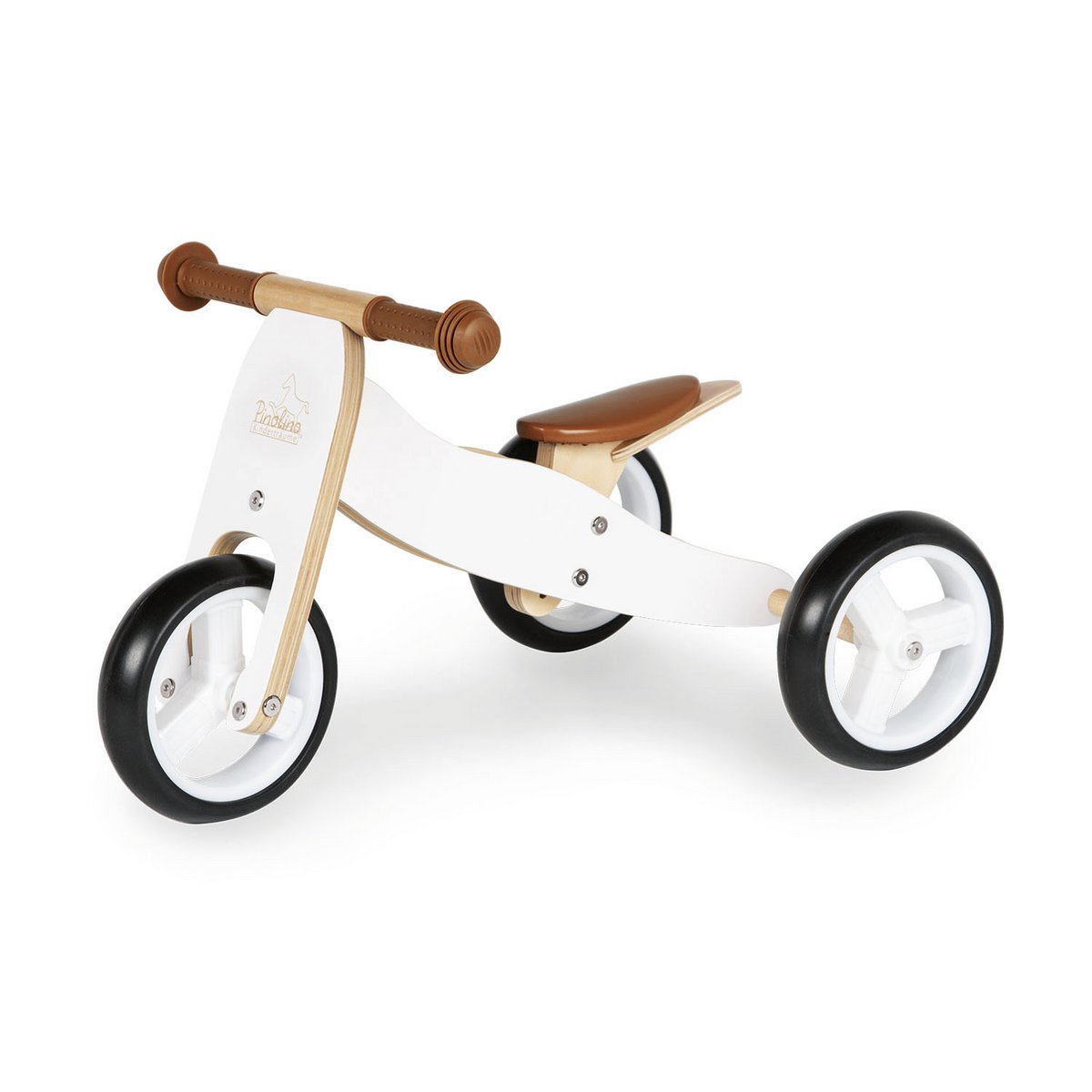 Mini tricycle 'Charlie', white/natural