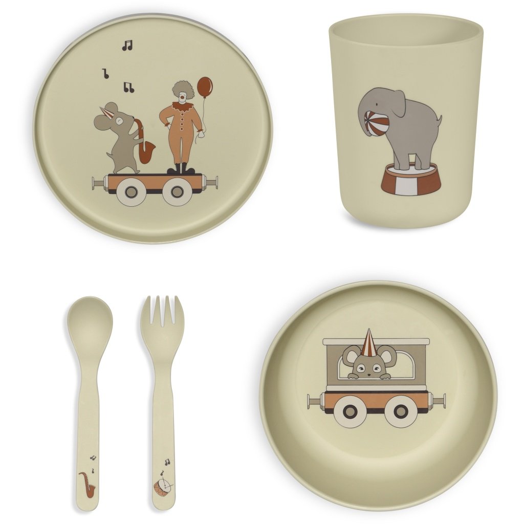 Marius Dinner Set – 5-piece – PLA – Sustainable & Child-friendly