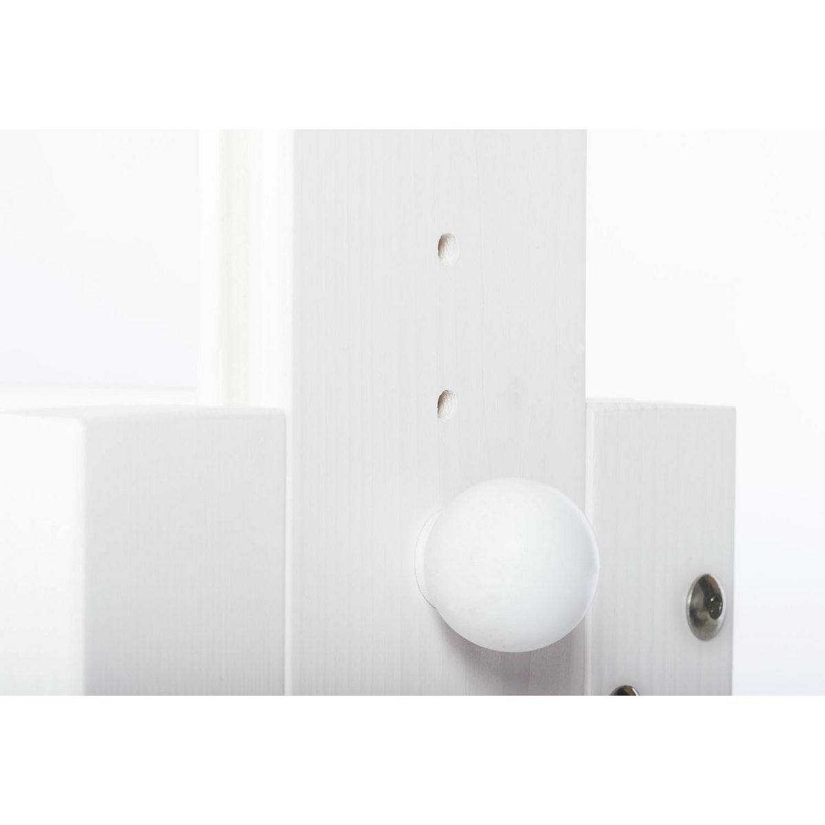 Children's desk 'Lena', white glazed