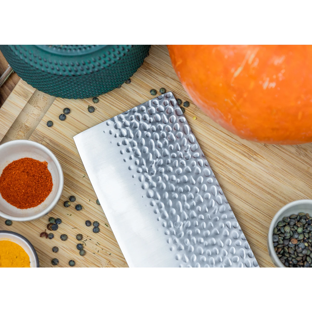 Knife set - The Asian Set: 3 knives (peeler + santoku + chopping knife)