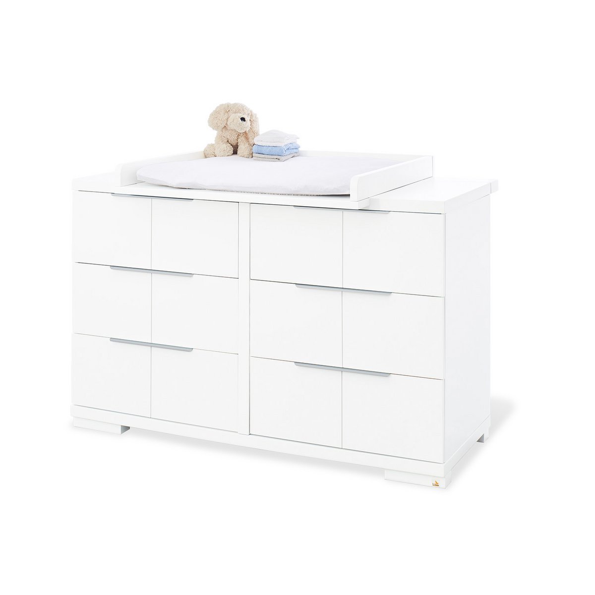 Starter set 'Polar' extra wide
2 parts: cot, extra wide chest of drawers