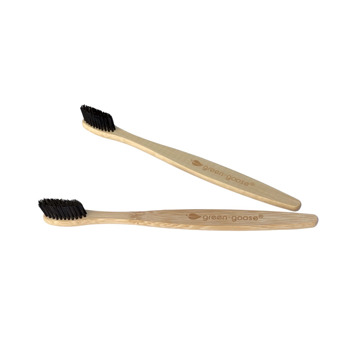green-goose Bamboo Toothbrushes | 8 Pieces | Hard
