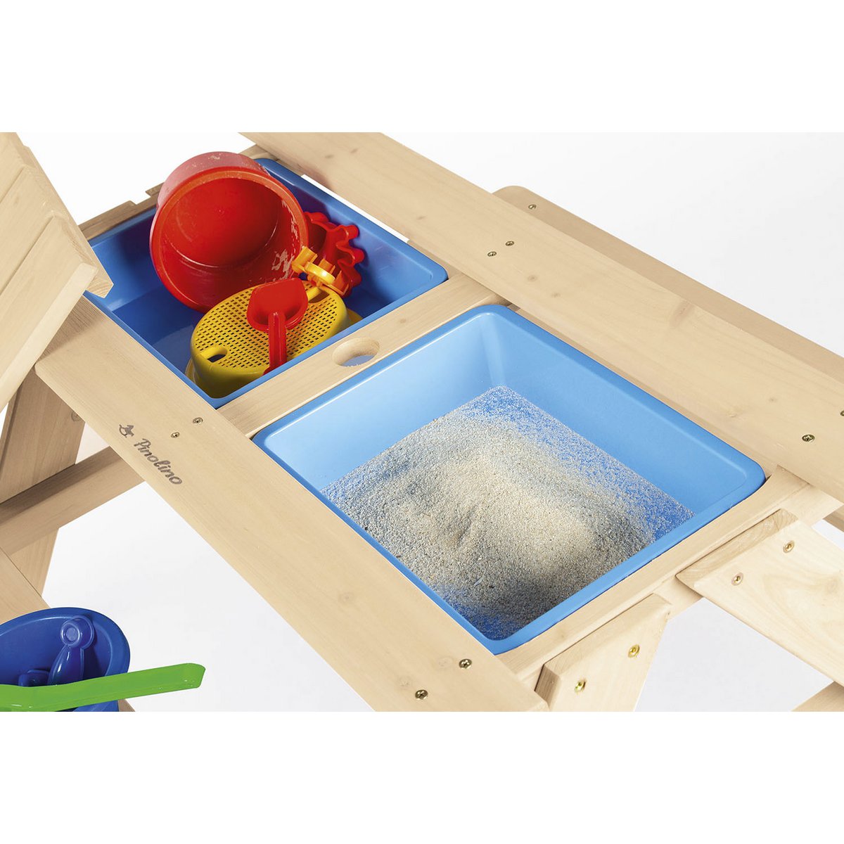 Children's picnic bench 'Matsch-Nicki für 4', natural