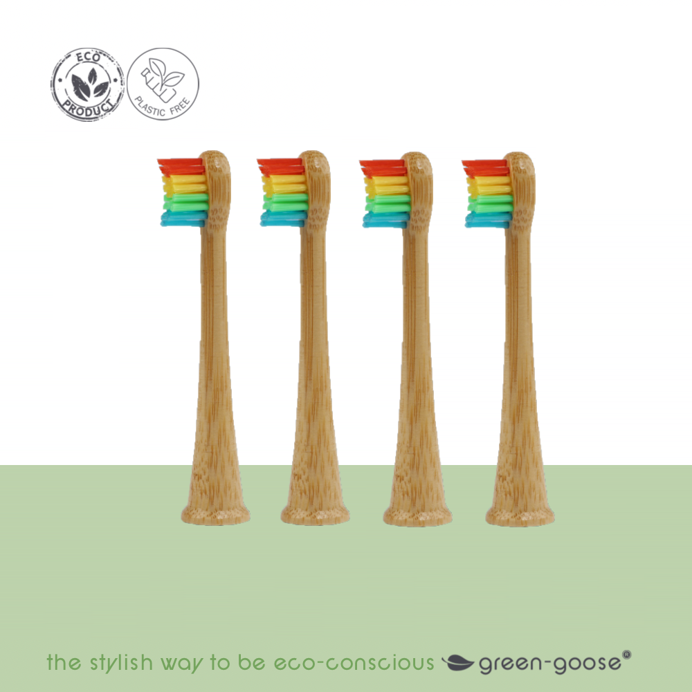 green-goose Philips Sonicare Brush Heads Kids | 8 Pieces | Rainbow