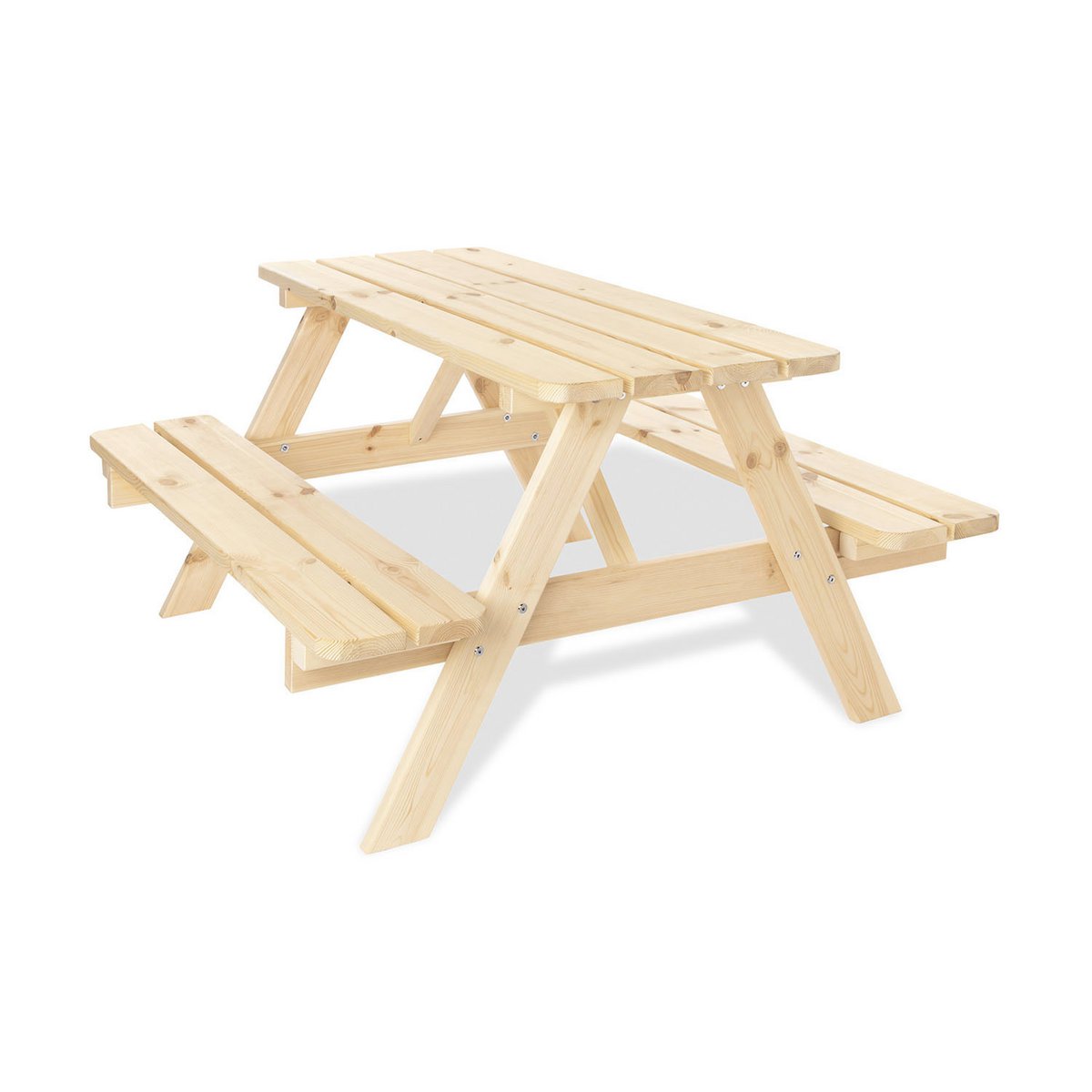 Children's picnic bench 'Nicki für 4 Maxi' natural