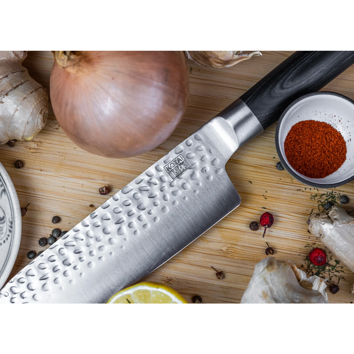Knife set - The Starter Set: 2 knives (peeler + santoku)