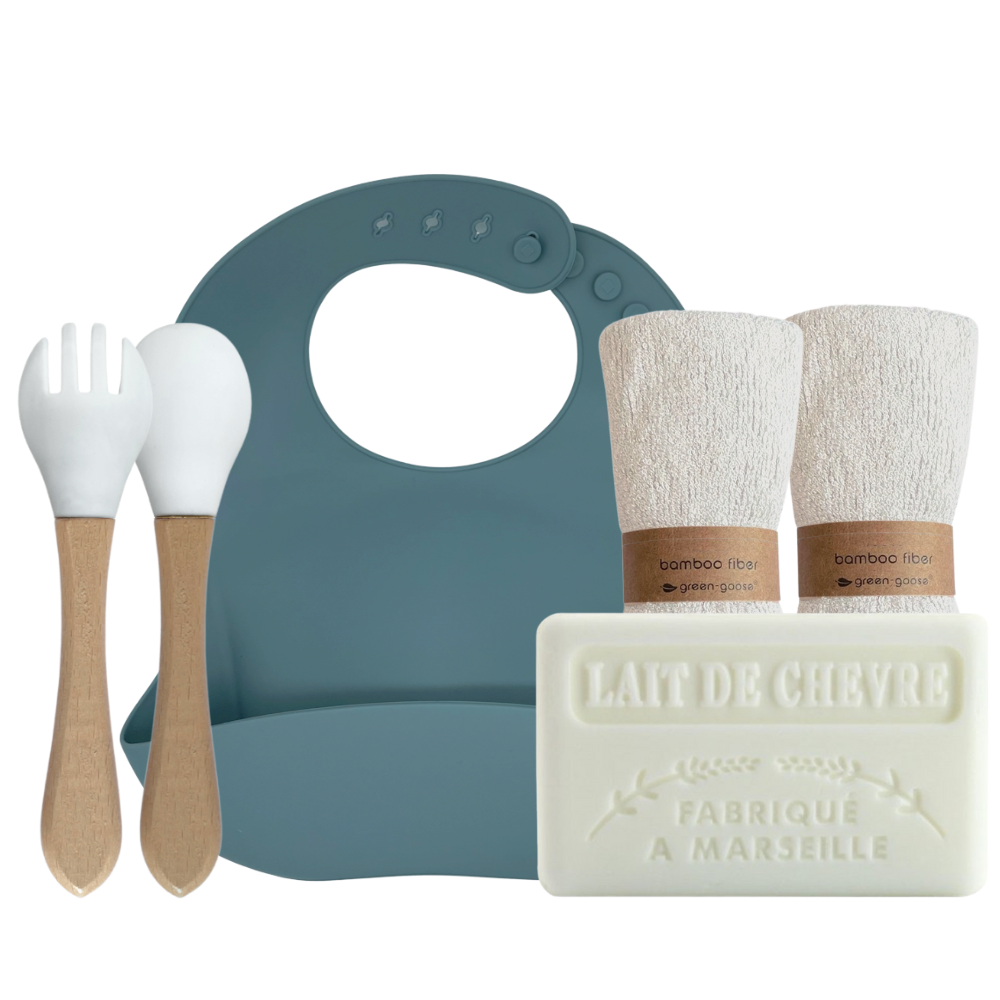 green-goose Baby Care Package - 4-piece - Petrol