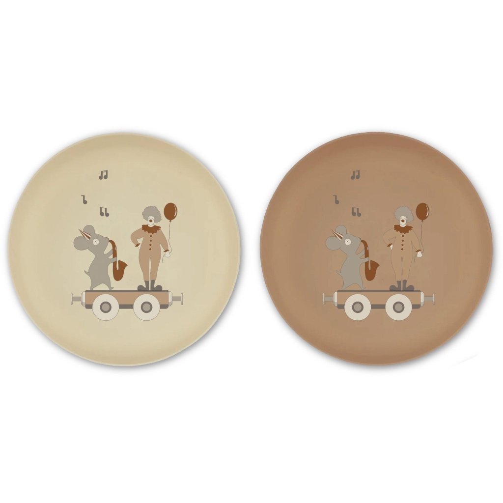 Pill bioplastic (PLA) plate 2 pcs.