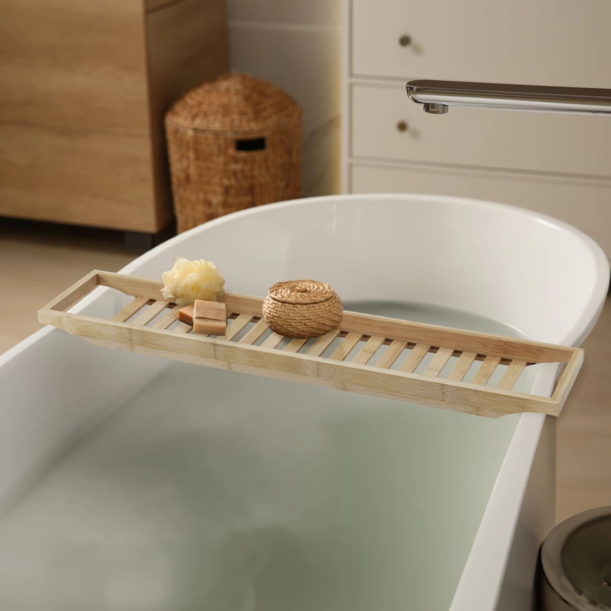 green-goose Bamboo Bath Rack