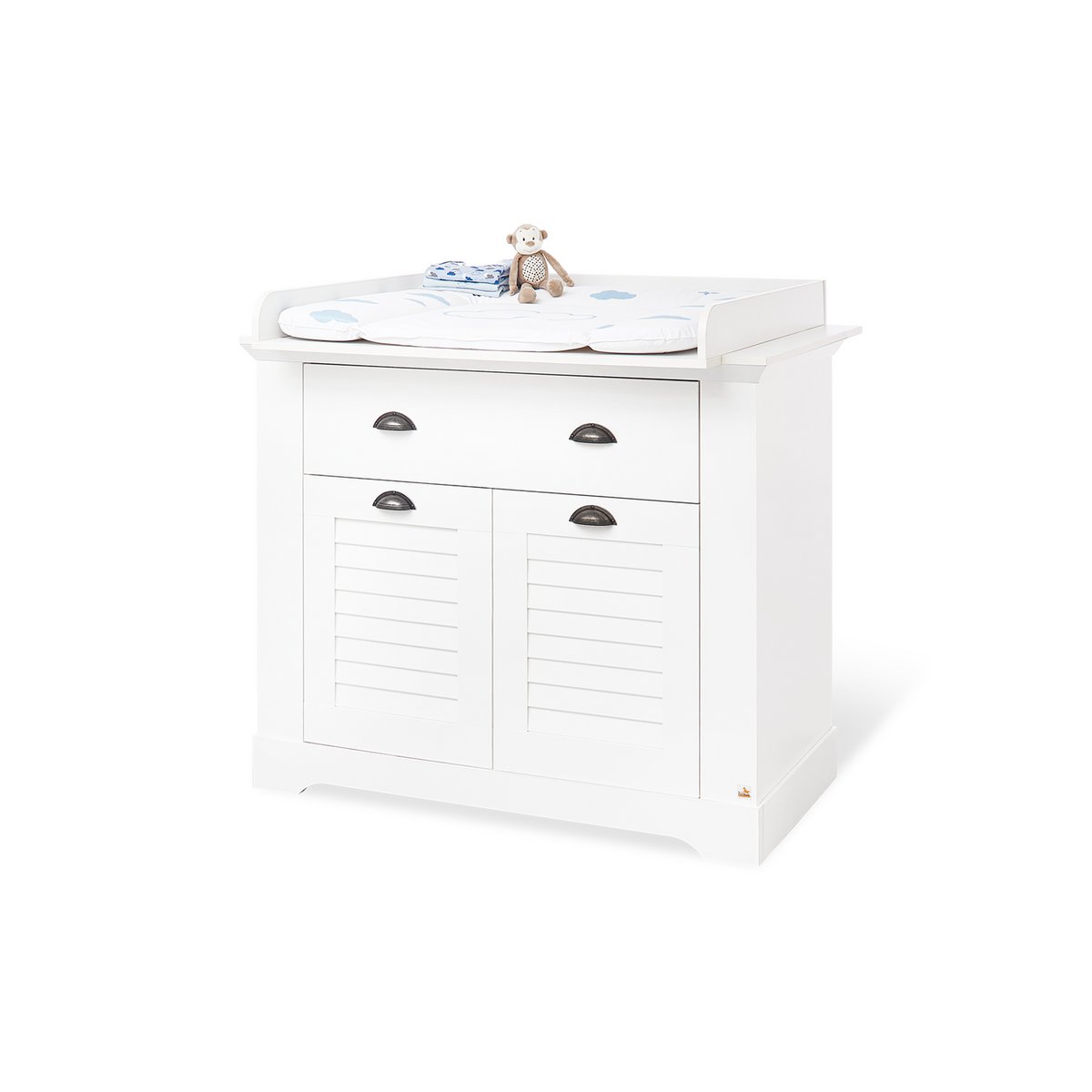 Starter set 'Siena' wide 2-piece: cot bed, wide chest of drawers