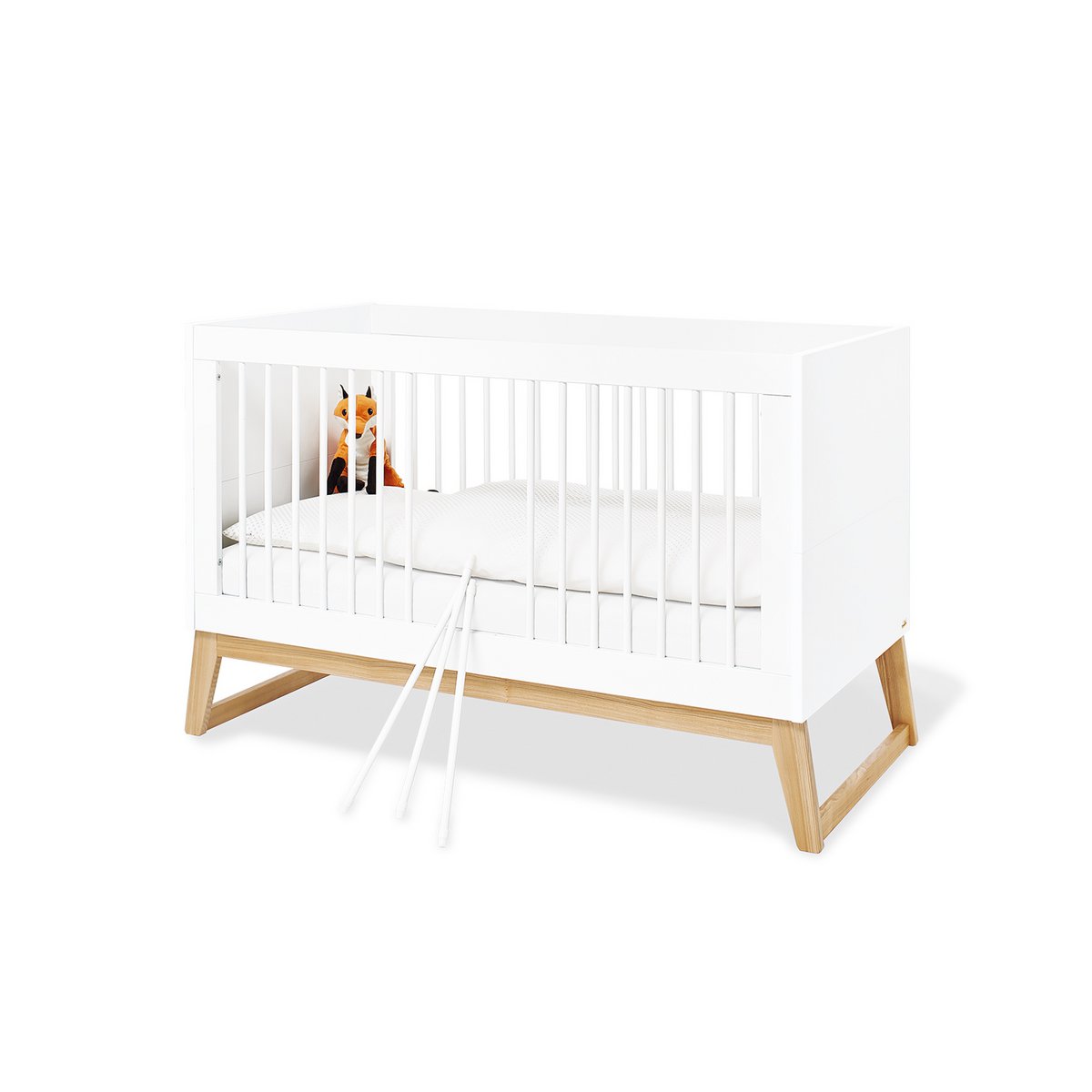 Nursery 'Bridge' wide large
 3 parts: cot, wide dresser, large wardrobe