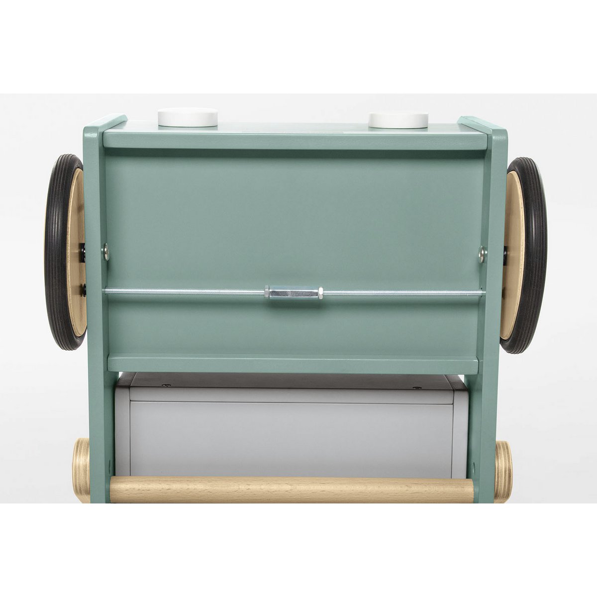 Leather walker 'Kipplaster Fred', green