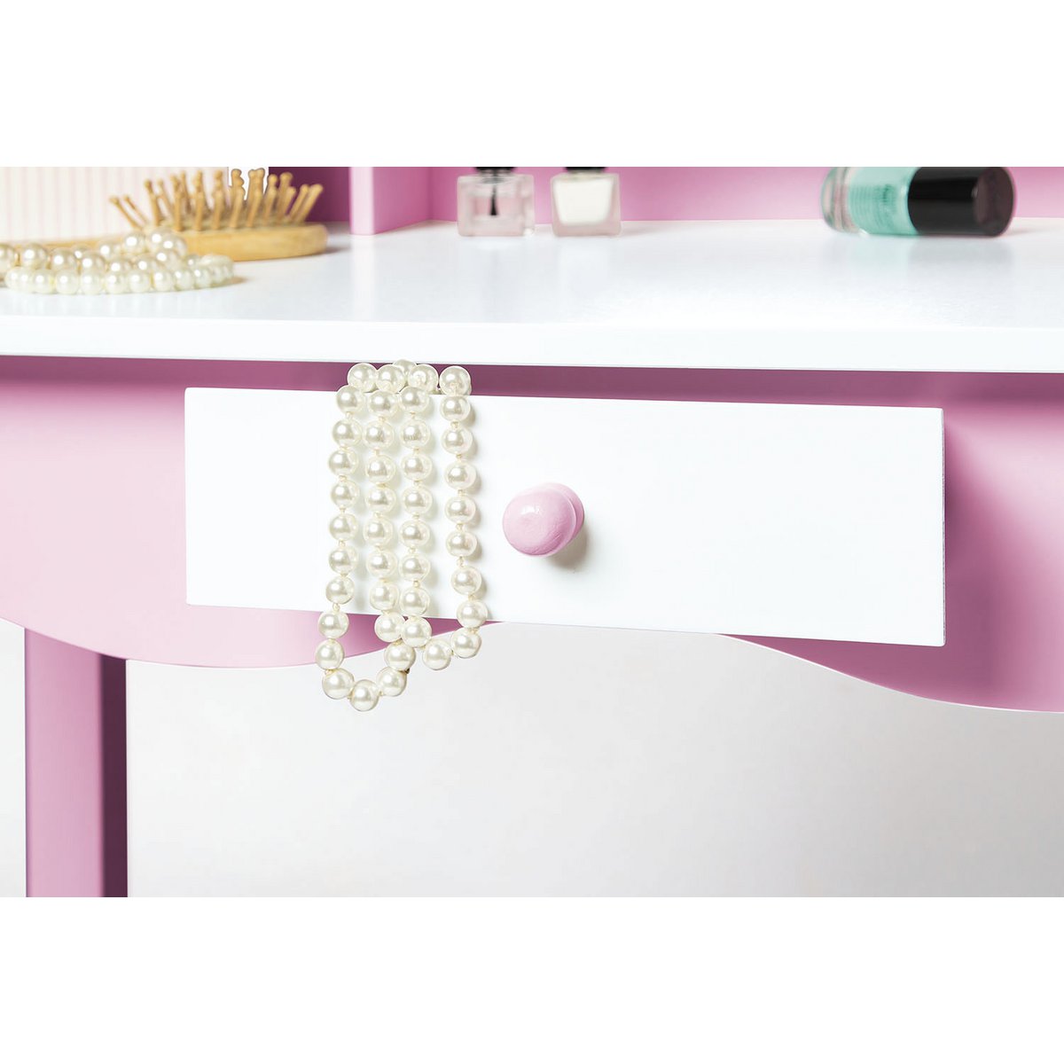 Children's dressing table 'Jasmin', incl. chair