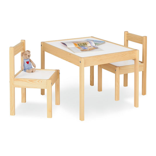 Children's table and chair set 'Olaf', 3 pieces
