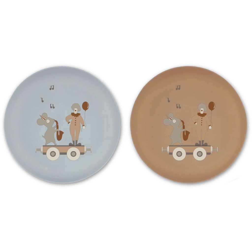 Pill bioplastic (PLA) plate 2 pcs.