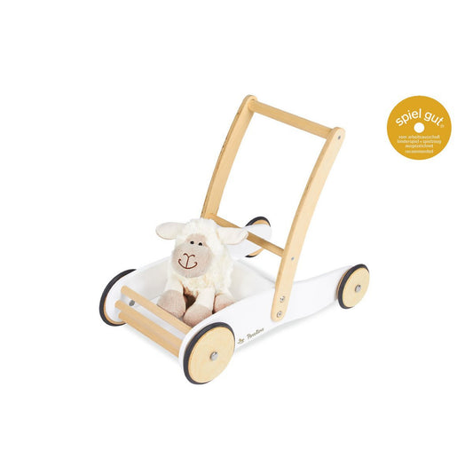 Leather walker 'Uli', white