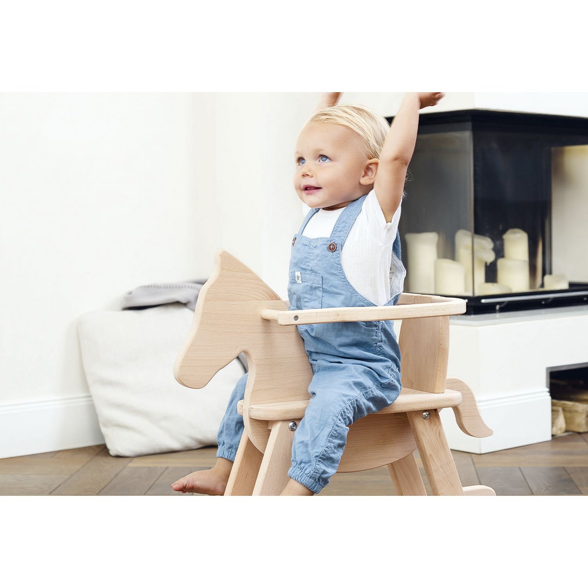 Rocking horse 'Pinolino' with ring