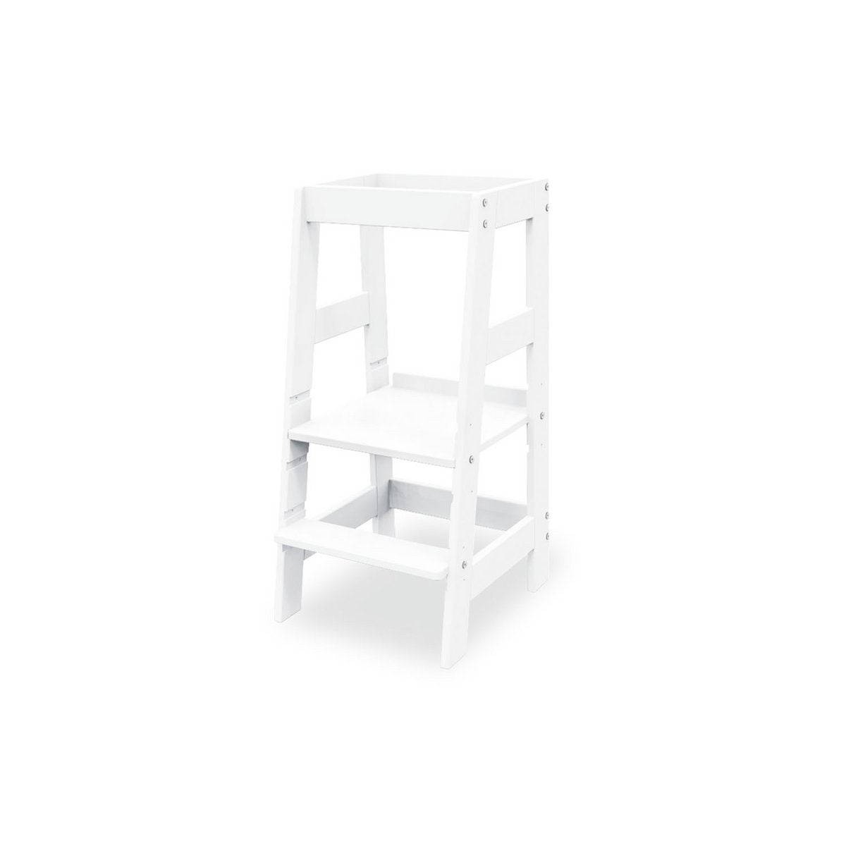 Learning tower 'Fino', white lacquered