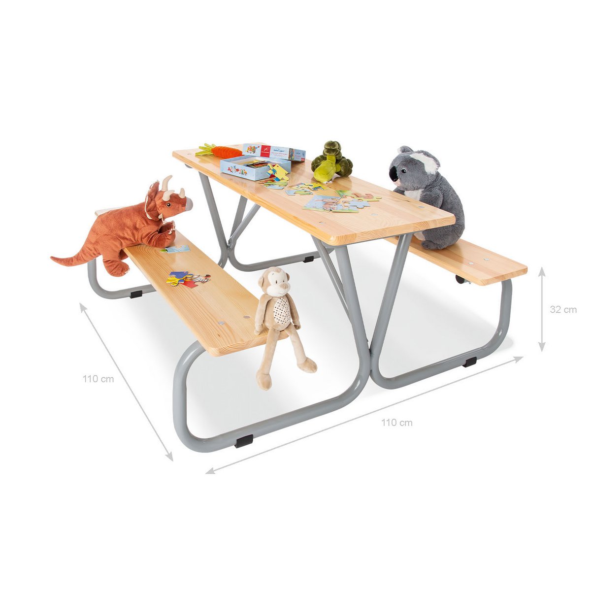 Children's picnic bench 'Michel für 6'