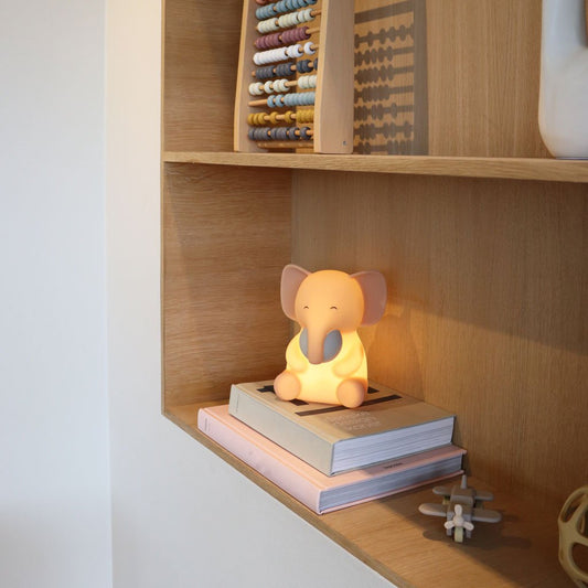 🐘 Sigge Nachtlamp – Olifant – Zachte Siliconen – USB-oplaadbaar