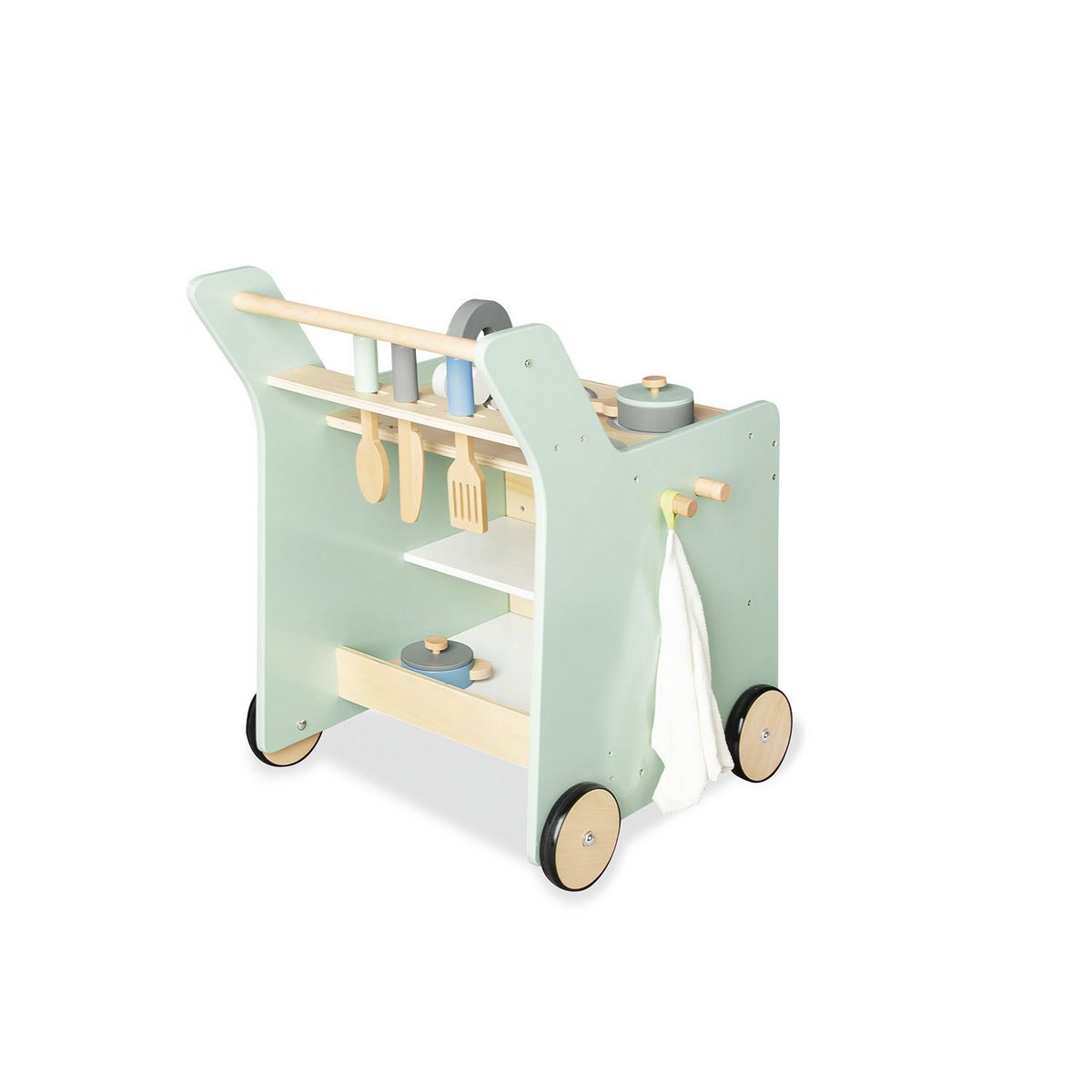 Children's kitchen 'Kalle', pastel green