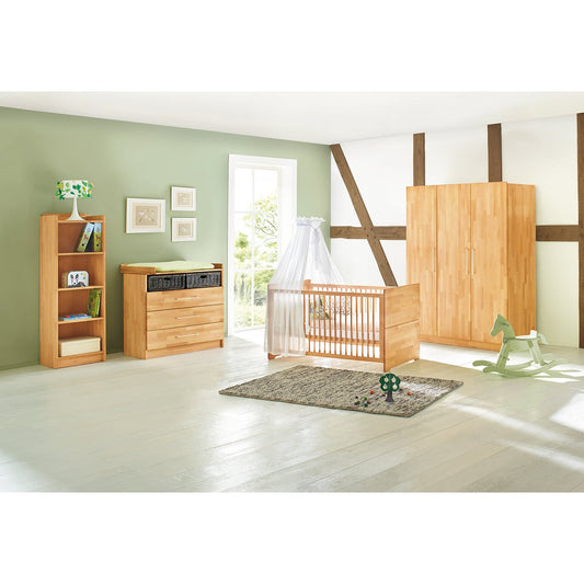 Nursery 'Natura' wide large
 3 parts: cot, wide dresser, large wardrobe