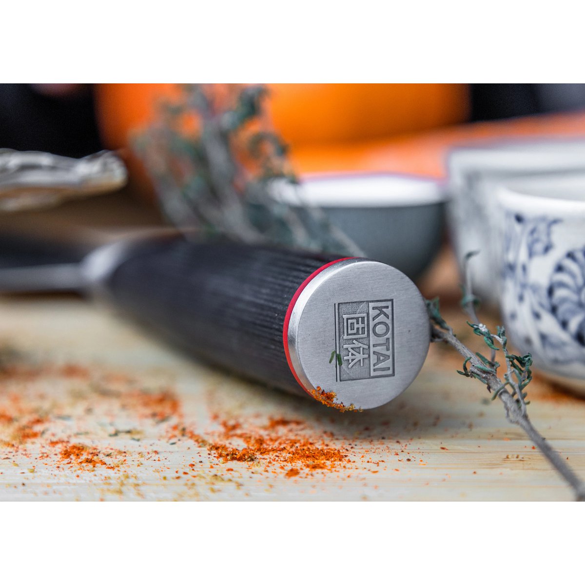 Knife Set - The Complete Set: 6 knives (paring knife + santoku + gyuto + filleting knife + bread knife + cleaver)