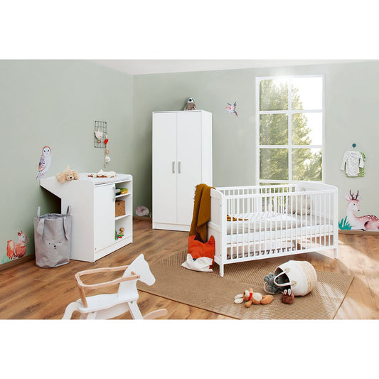Children's room 'Viktoria'3 parts: cot, chest of drawers, 2-door wardrobe