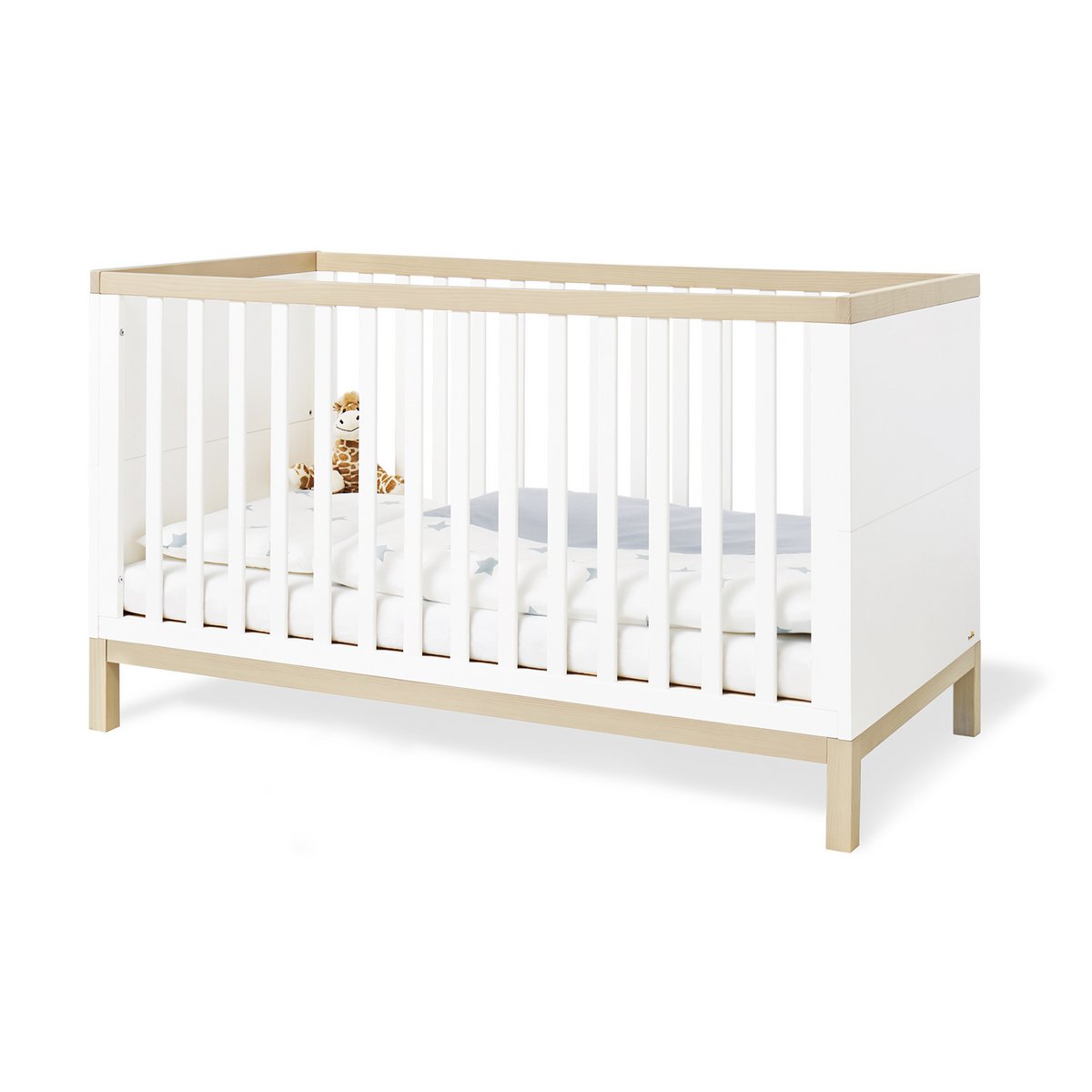 Starter set 'Light' wide
 2 parts: cot, wide chest of drawers