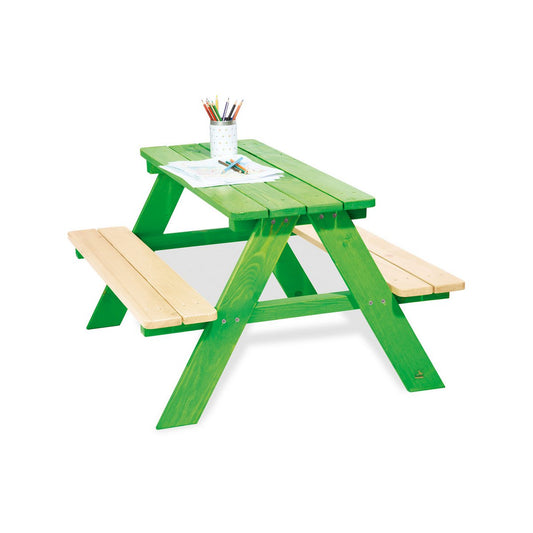 Children's picnic bench 'Nicki für 4', green
