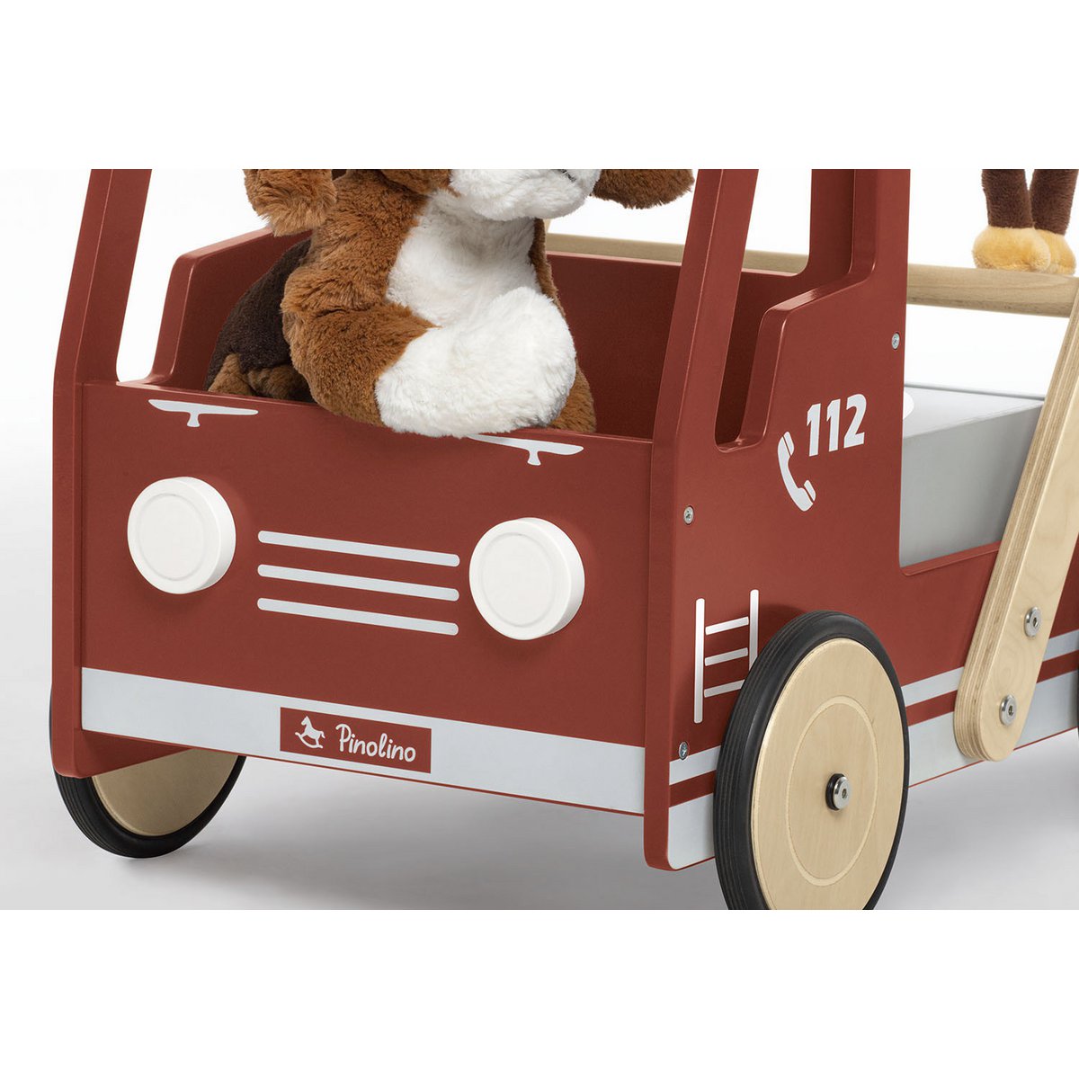 Leather walker 'Feuerwehrauto Fred'