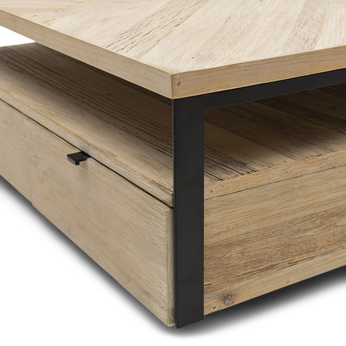 Milan Coffee Table Parquet 90x90