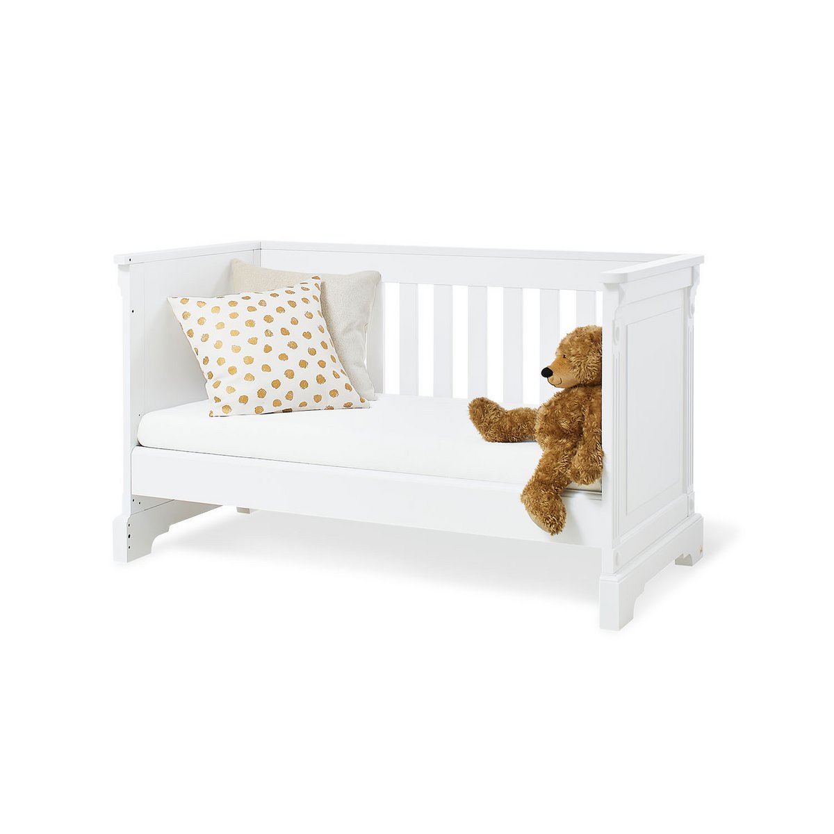 Nursery 'Emilia' extra wide large
 3 parts: cot, extra wide dresser, large wardrobe