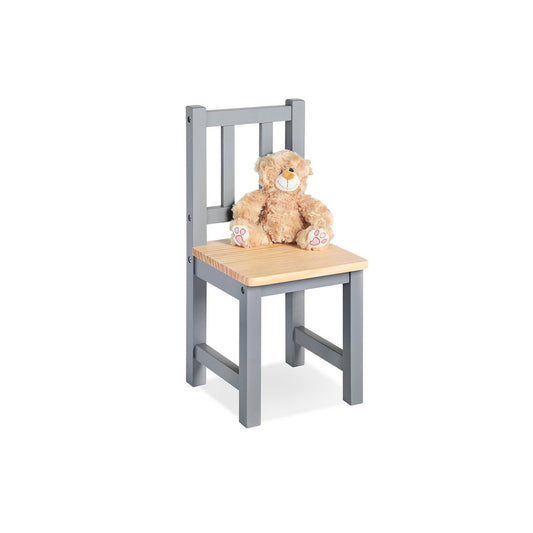 High chair 'Fenna', grey/natural