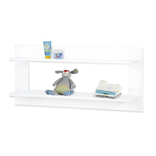 Wall shelf, white classy matt