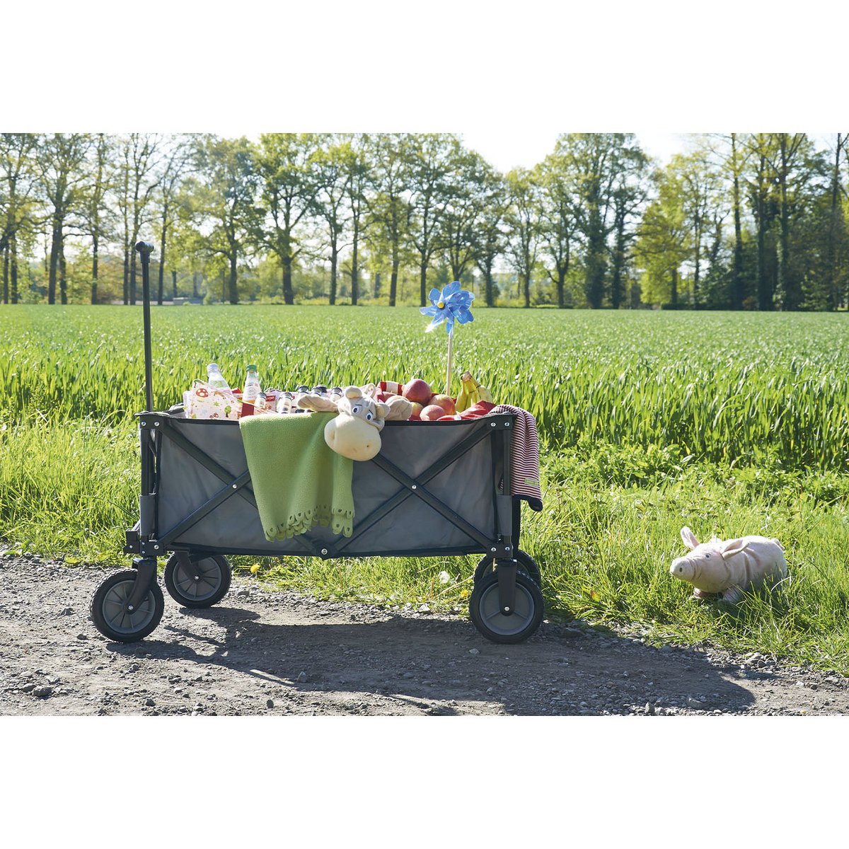 Foldable handcart 'Porti', grey