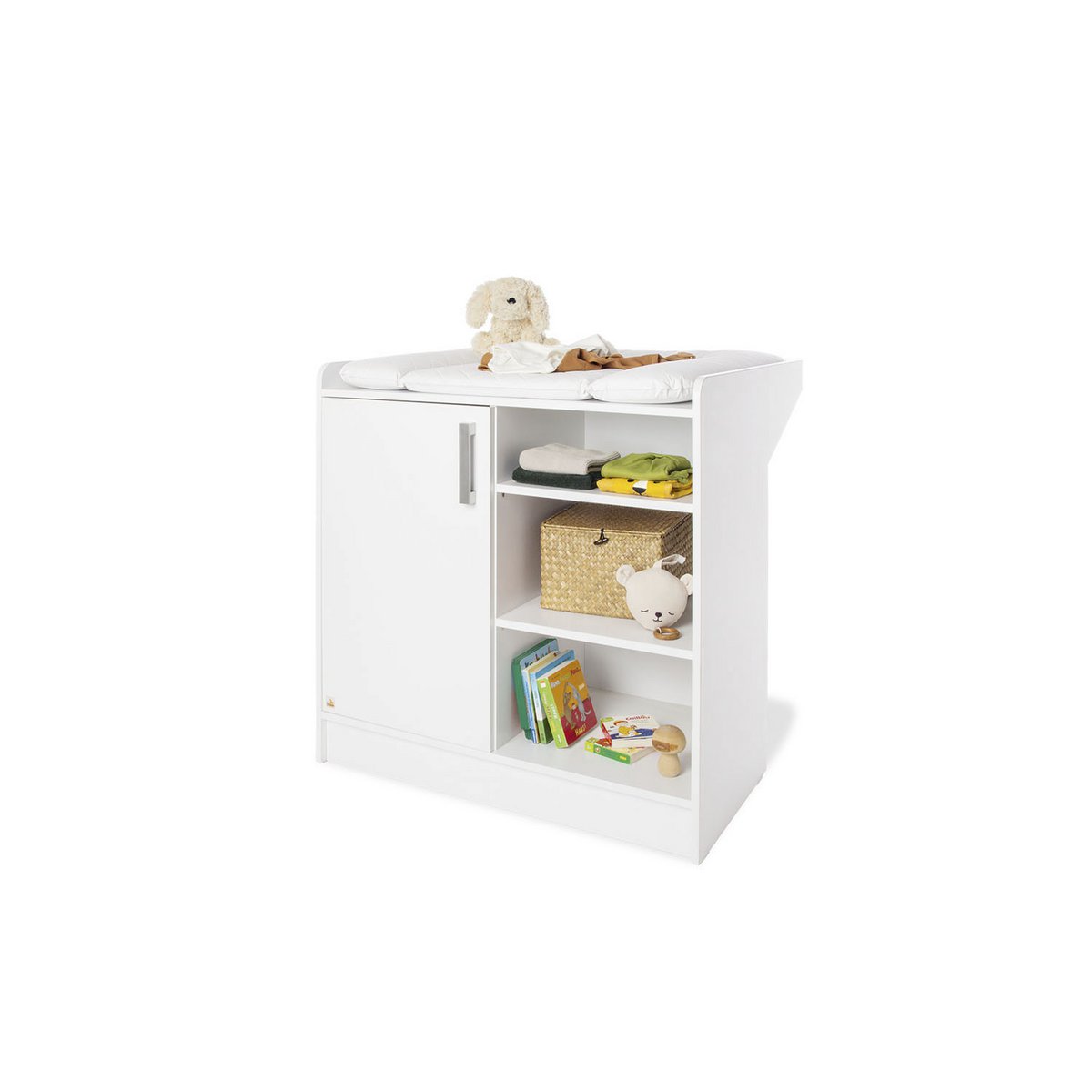 Starter set 'Hilda &amp;Viktoria', white
 2 parts: house bed, dresser