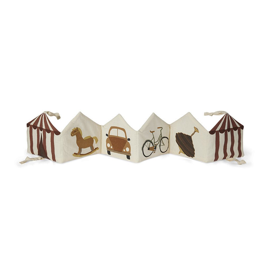 Kit fabric book-Cream - Circus