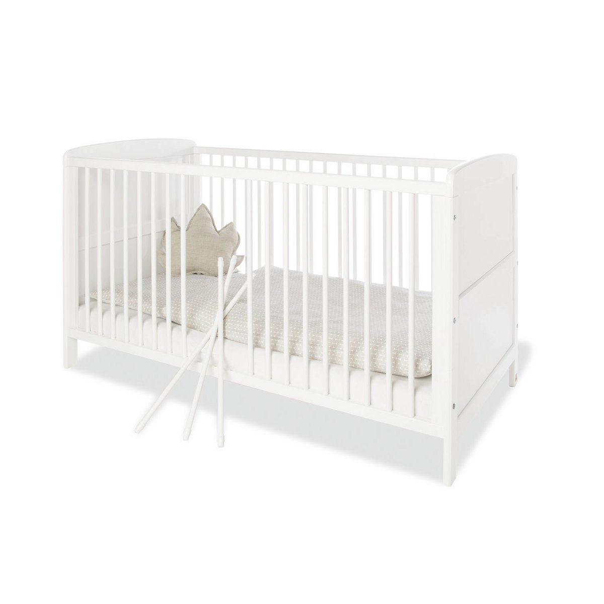 Starter set 'Viktoria' wide 2-piece: cot bed, wide chest of drawers