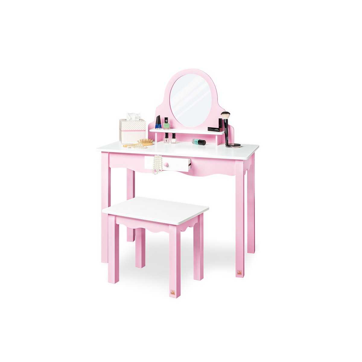 Children's dressing table 'Jasmin', incl. chair