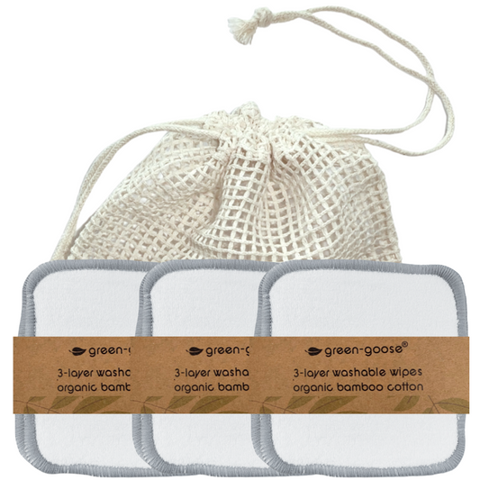 green-goose Reusable Cotton Pads - 15 Pieces - Scrub