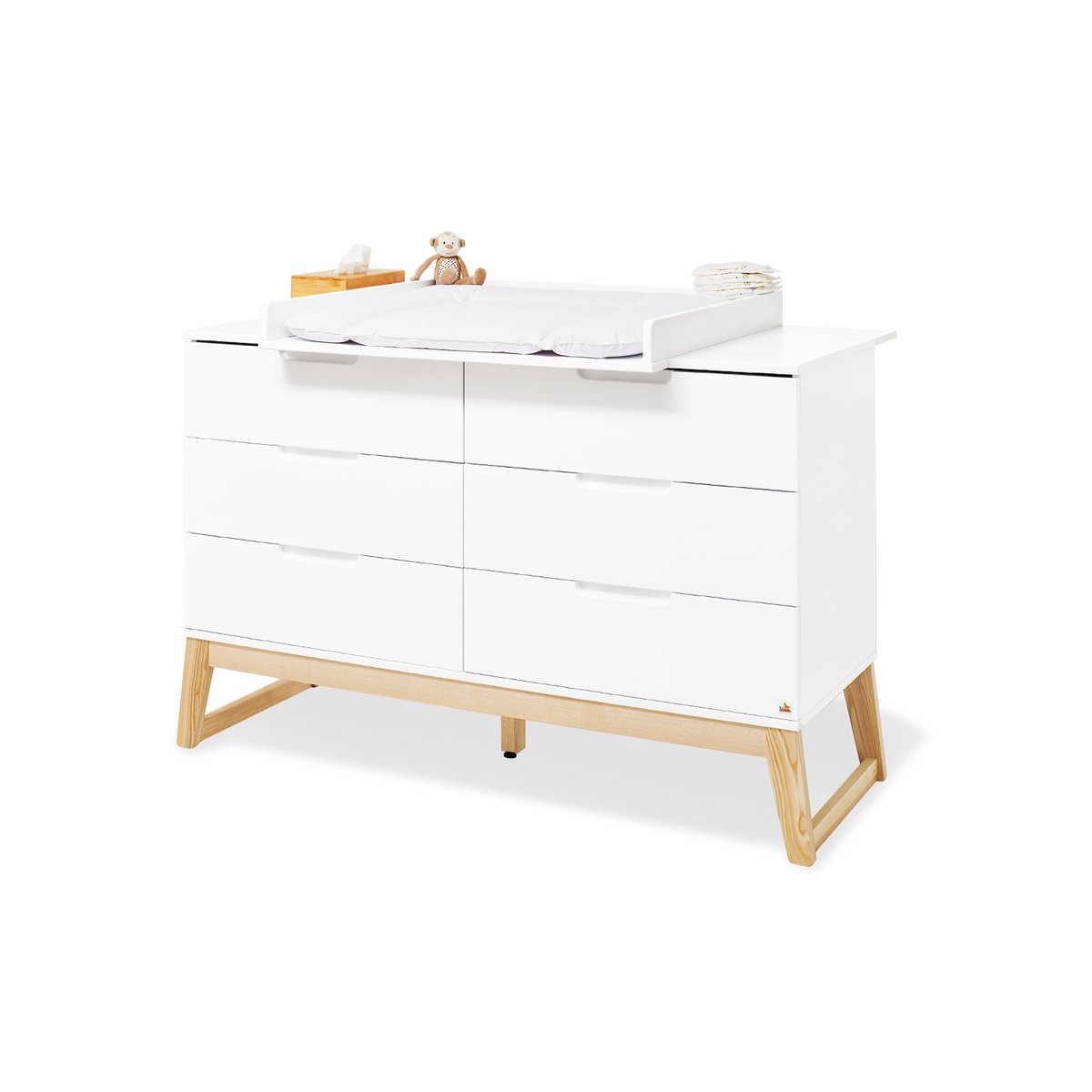 Starter set 'Bridge' extra wide
 2 parts: cot, extra wide chest of drawers