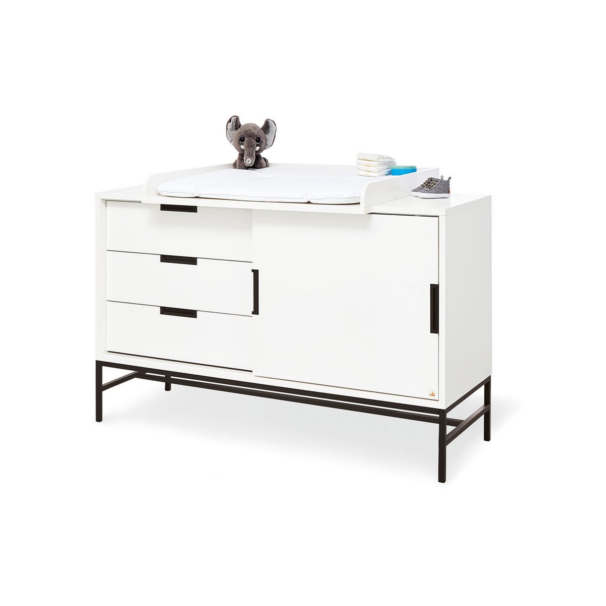 Chest of drawers 'Steel' extra wide