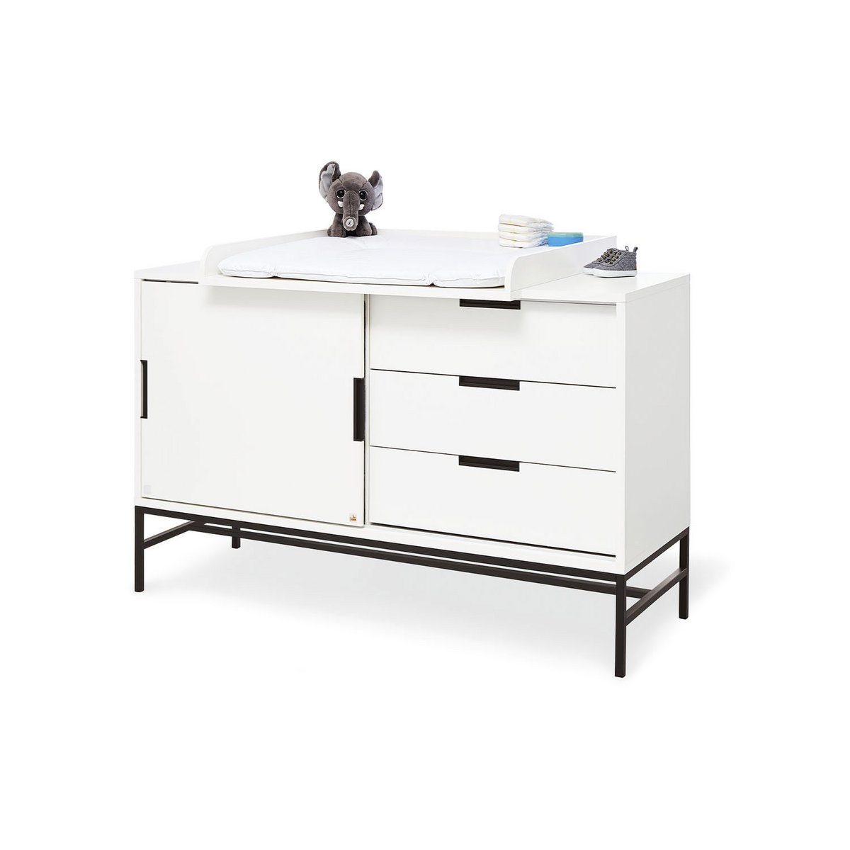 Chest of drawers 'Steel' extra wide