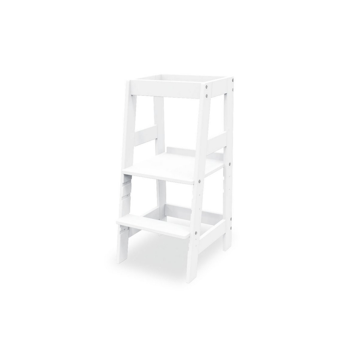 Learning tower 'Fino', white lacquered