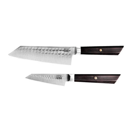 Knife set - The Bunka Starter Set: 2 knives (Bunka Paring Knife 90mm + Bunka Santoku 170mm)