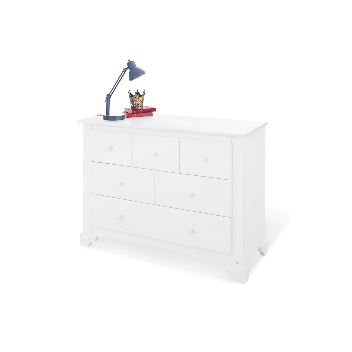 Starter set 'Pino' wide
 2 parts: cot, wide chest of drawers