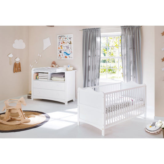 Starter set 'Florentina' extra wide
 2 parts: cot, extra wide chest of drawers