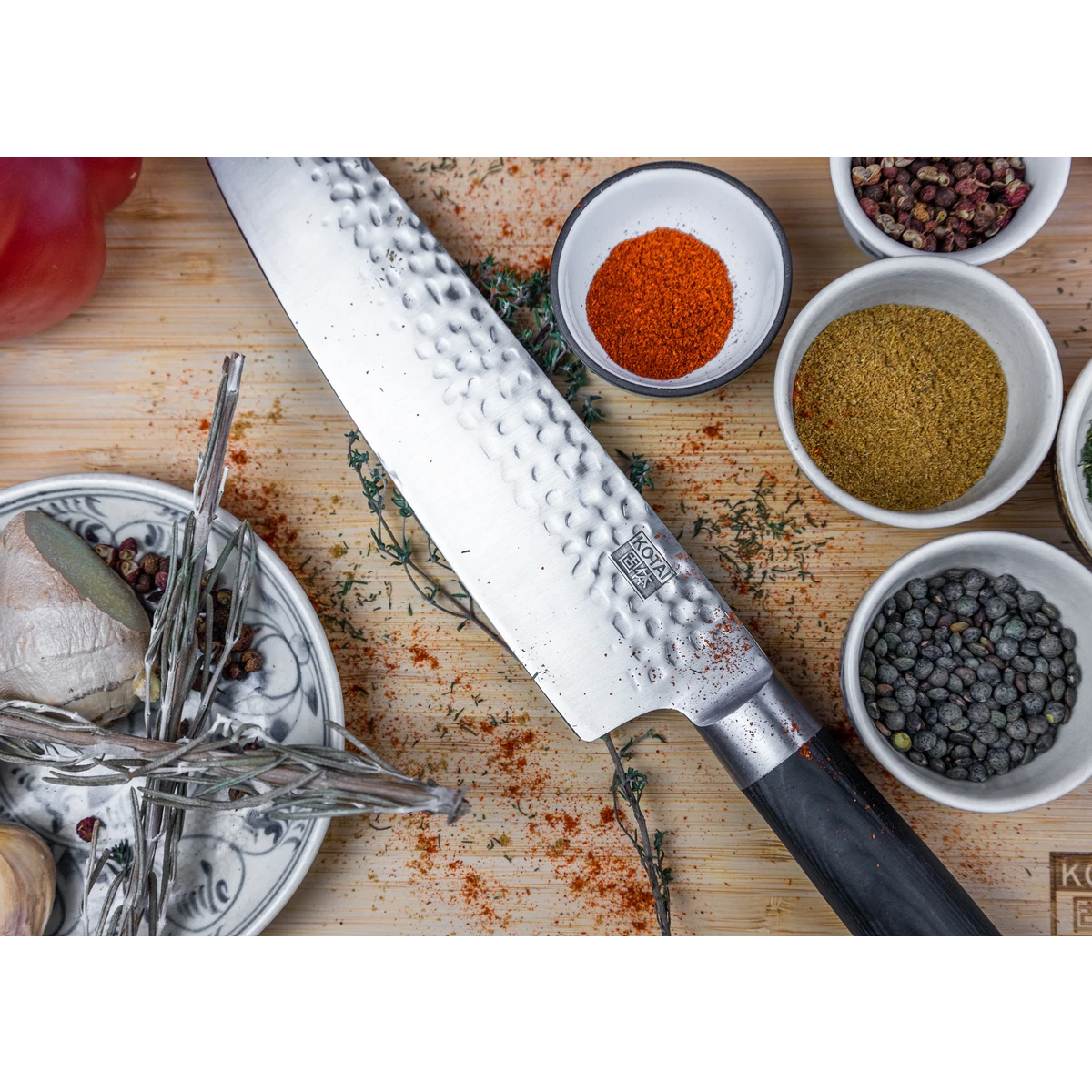 Knife Set - The Essential Set: 3 knives (paring knife + gyuto + bread knife)