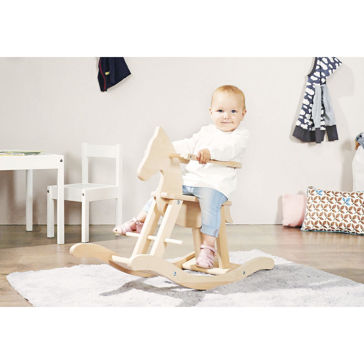 Rocking horse 'Pinolino' with ring